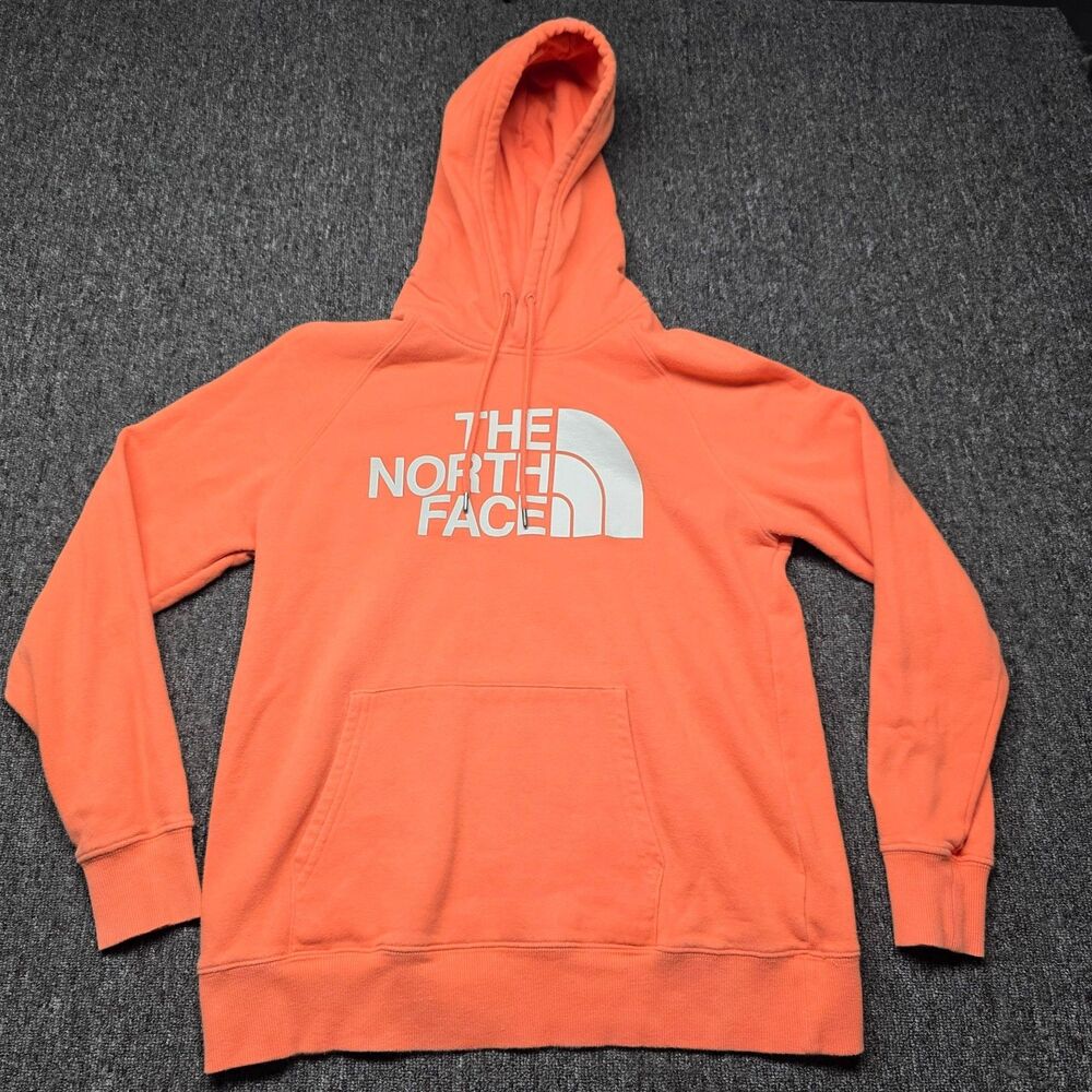 The North Face Women’s M Coral Hoodie Sweatshirt Cotton Blend Logo Pullover TNF